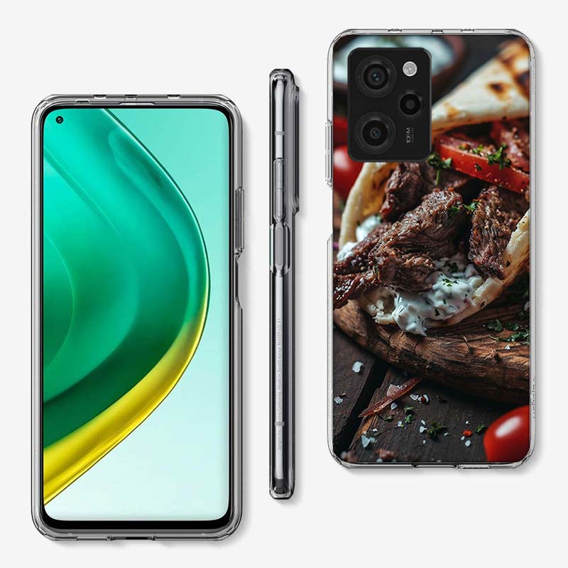 Käse Knuspriges Hähnchen Rindfleisch Verpackungsabdeckung Handyhülle Für Xiaomi Poco M8 M7 M6 M4 M3 X7 X6 X4 Pro F7 Ultra M5S Mi 14 14T 15 15T
