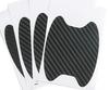 Carbon Fiber Car Door Handle Protective Stickers, 4-Piece Set