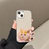 [Mask Cat] Mirror Surface Is Suitable for iPhone17 Mobile Phone Case 16pro Electroplating Button Apple 15 All-inclusive 14