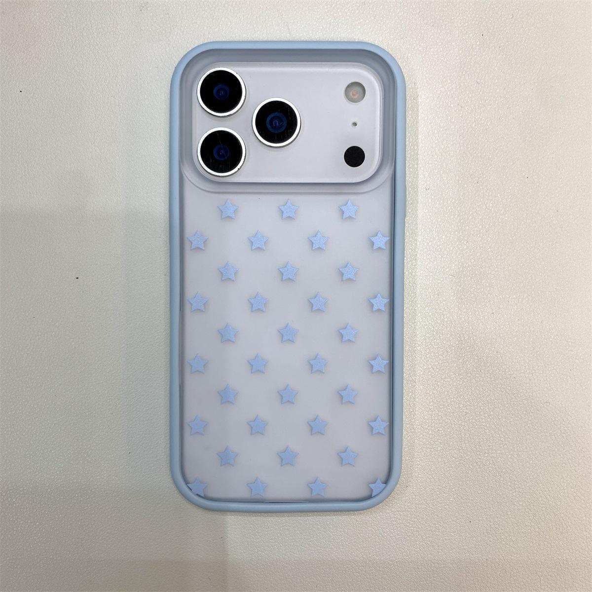 

Frosted Star Anti-drop Case for iPhone 17/16/15 Pro Max and iPhone 14/13 iPhone 14 Pro Max