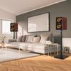 BQKOZFIN Speaker Height Speaker 10kg Load Includes Japanese Black of Stands, 80-106cm, Mounts, Capacity, Instructions, [Set 2]