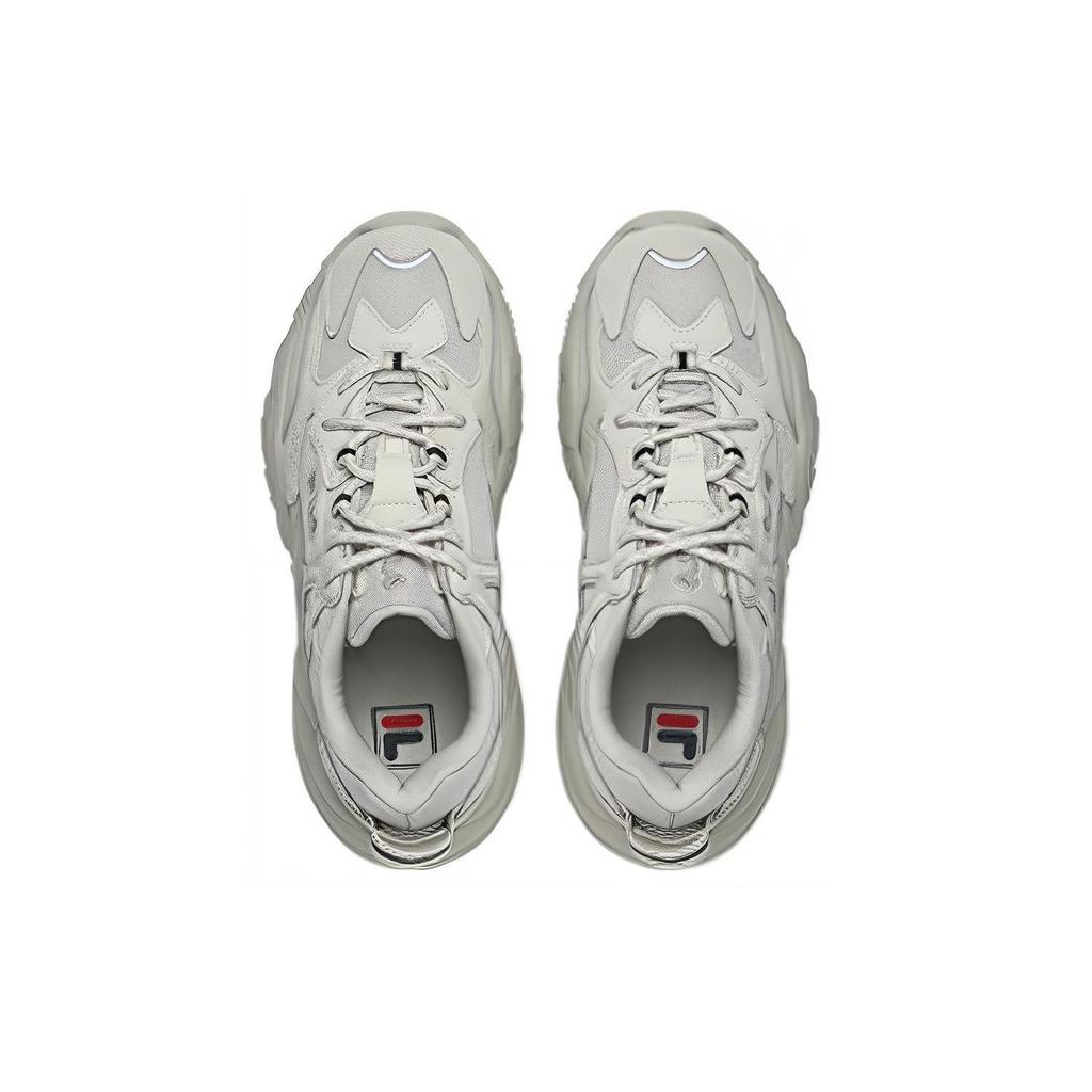 Fila Predator 2 Synthetic Leather Casual Versatile Shock Absorbing Durable Low Top Lifestyle Shoes Women Sneaker Limestone F12W216132FPS