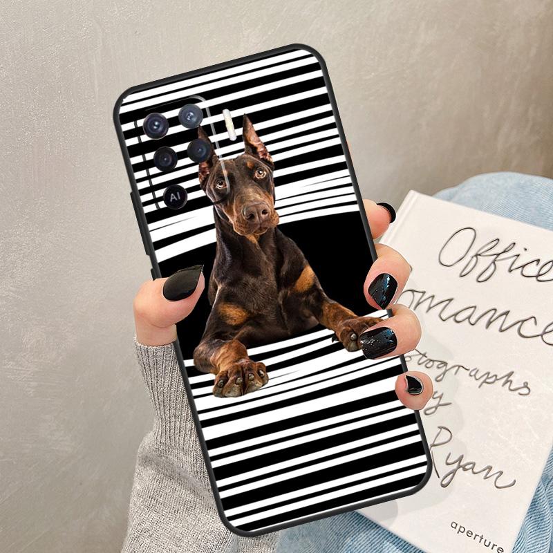 Dachshund Doberman Dog Case For Oppo A5 Pro A15 A17 A57 A77 A94 A74 A54 A16 A76 A96 A40 A60 A80 A18 A38 A58 A78 A98