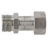 Stainless Steel Pressure Washer Swivel Connector M22 15mm Hose Fitting for High Pressure Cleaning Hoses and Car Wash Tools