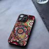 Cashew Flower Vera Bradley Phone Case Tempered Glass For IPhone 17 13 14 16 12 15 11 Pro Max Plus Mini X XR SE2020 Coque