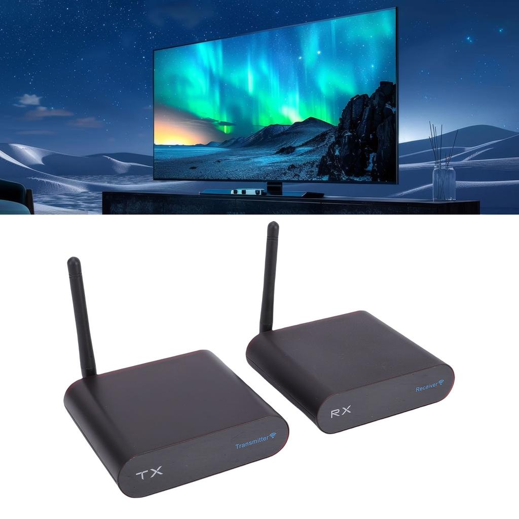 Wireless AV Sender 8 Channels 2.4GHz Sound Video Receiver and Transmitter 300M Range
