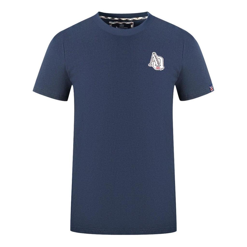Aquascutum Mens 1851 AQ Logo T-Shirt