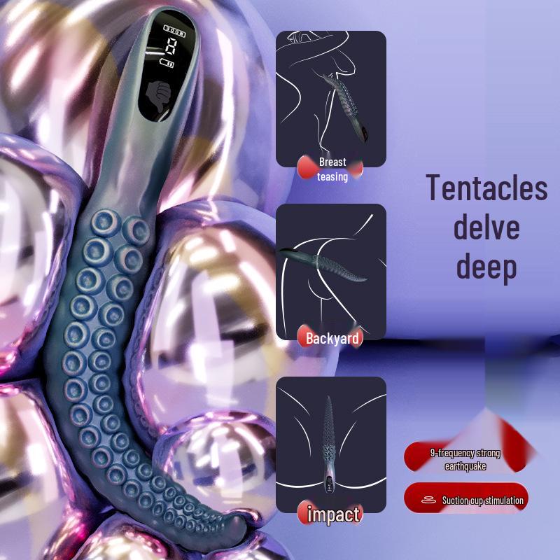 Yun Man Octopus Whip Anal Plug Prostate Massager for Men