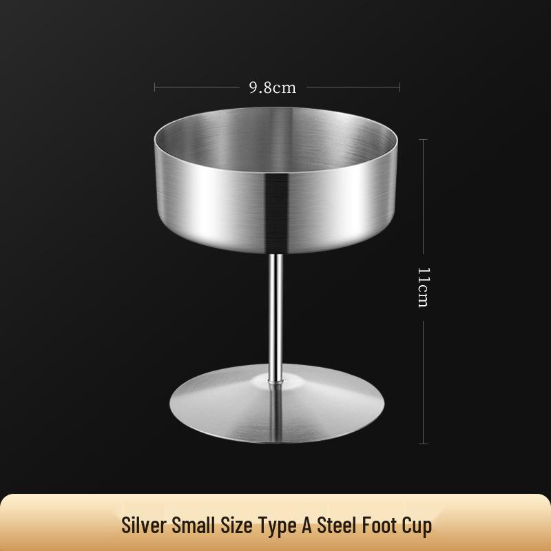 Stainless Steel High-Footed Ice Cream and Dessert Cup