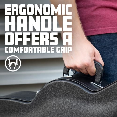 GATOR GWE Series Hard Case for Electric Guitars, Plywood with Tolex Lamination, GWE-TODFRHN (Compatible with Ibanez Tim Henson Signature Model TOD10N/