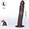 Curved Realistic Long Silicone Dildo, Flexible Bendable Design with Strong Suction Cup Base, Soft Texture, Beginner-Friendly Adult Toy for Couples