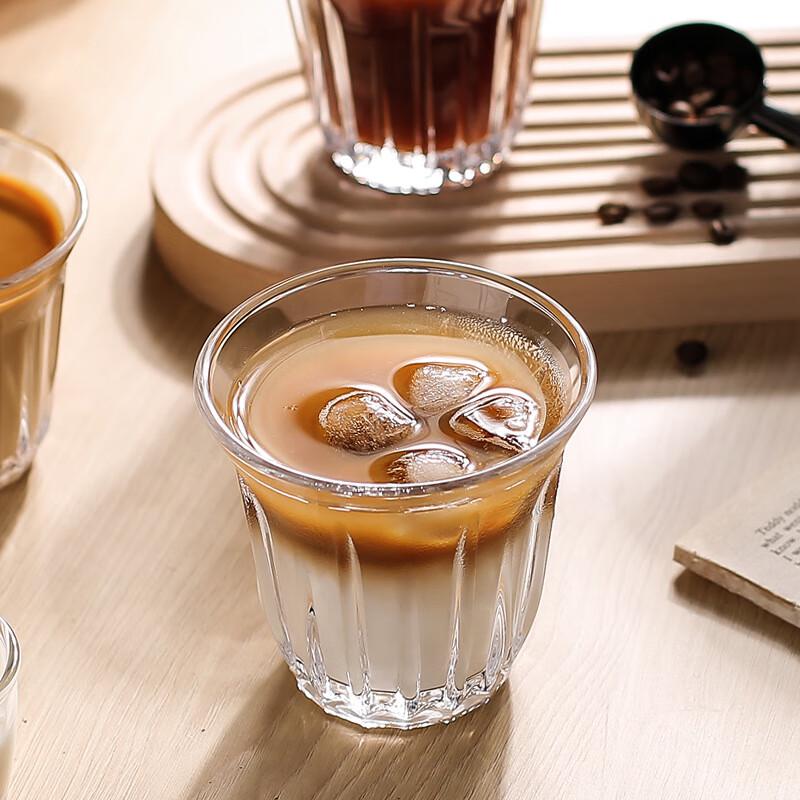Shangqi Retro Glass Coffee & Latte Cup Set