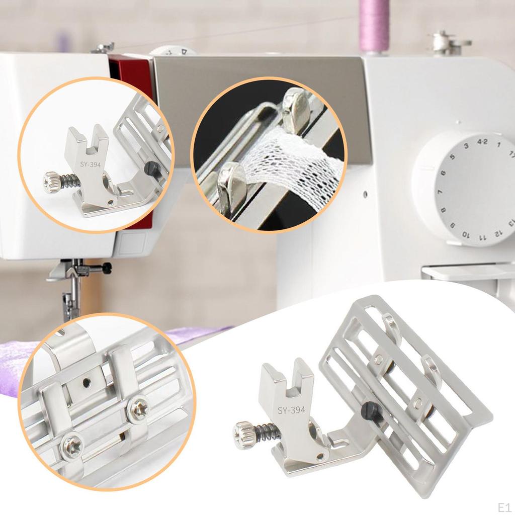 Presser Foot Adjustable Width Lightweight Professional Multifunctional Steel Replacement Attachment