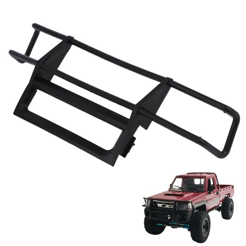 Heavy Duty RC Crawler Front Bumper Anti-Collision Rust-Proof Aluminum Alloy Bumper for 1/10 RC Off-Road Vehicle Replacement