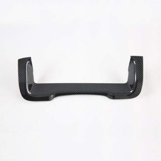 Carbon Fiber Central Console Navigation Cover Trim For Hyundai Tucson 2021 2022
