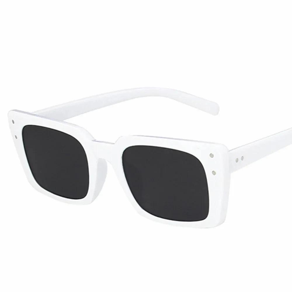 

Xaybzc Vintage Rectangle Sunglasses Women Leopard Ladies Sun Glasses Retro Brand Designer Travel Eyewear Uv400 As Picture