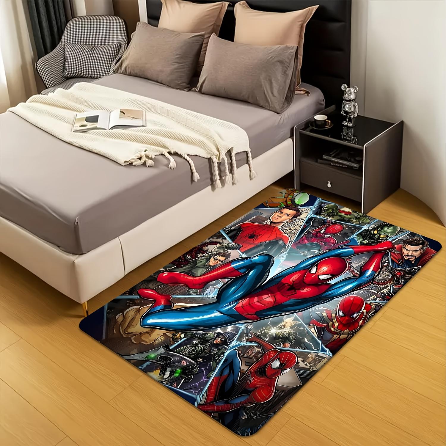 Marvel 1pc Flannel Doormat | Spider-Man Man Groot Deadpool - Pattern Design Valentine S Day Decorative Floor Mat | 80X50Cm Rec 40x60cm