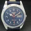 VINTAGE SEIKO 5 AUTOMATIC 6309A REFURBISHED JAPAN MENS BLUE DIAL WATCH A442479-1