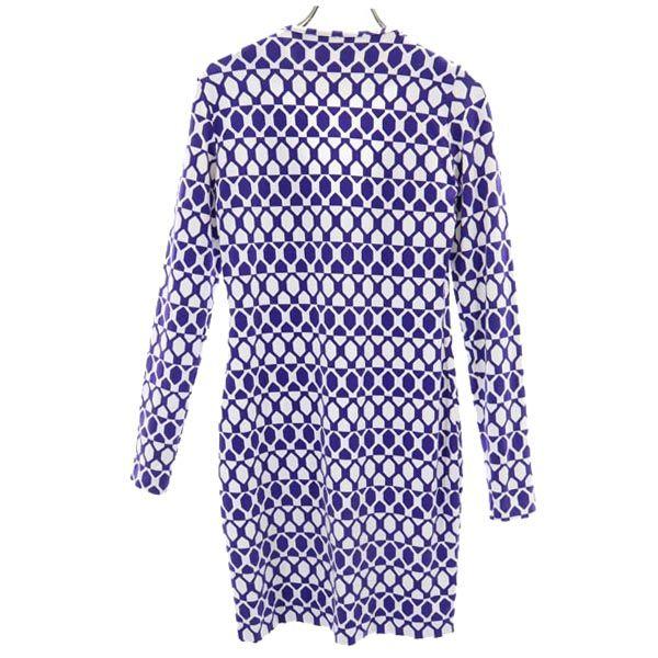 DIANE VON FURSTENBERG Overall handle Long sleeve stretch one piece Purple Women Used