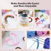Durable 3/4 Latchs Hook Crochet Hooks Ergonomic Grip Portable Knitting Needle Latch Hook Tool Knitting Projects