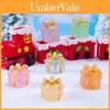 Glowing Night Light Gift Box Six Colors Resin Miniature Ornament Creative Christmas Decor