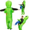 Alien Ufo Costume, Inflatable, Self-Inflating, Halloween Costume