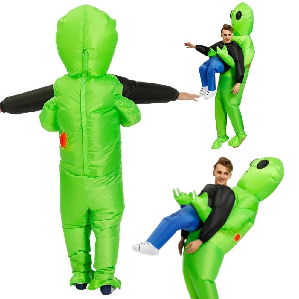 Alien Ufo Costume, Inflatable, Self-Inflating, Halloween Costume