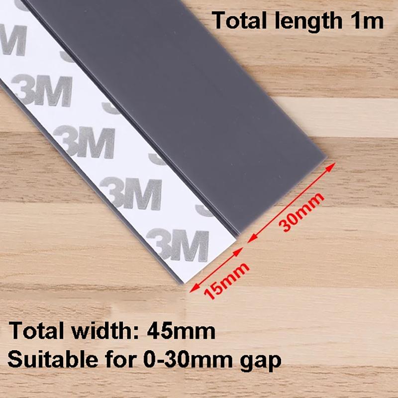 Selbstklebender, wetterfester, schalldichter Gummi-Dichtungsstreifen unter der Tür