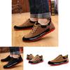 New Fashion Men Sneakers Casual Frosted Leather Running Shoes With Stylish Design And Comfortable Fit