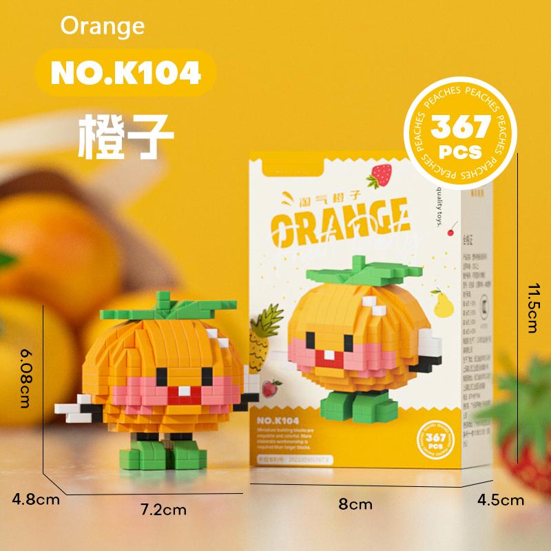 Mini Fruit Party Decorations Nano Diamond Building Blocks Toys Strawberry Grape Clay Peach Children Toys Birthday Gifts