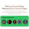 Sports Smart Watches 1.27 Inch High Definition Touch Screen Fitness Tracker with Heart Rate Monitoring Black