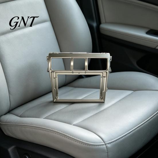 Custom Fit Dash Panel 9 Inch Car Radio Fascia Frame for Toyota Vios 2008, Center Console Interior Modification Navigation Frame, Stereo Install Bezel