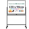 Deli 50105 H-Type Stand Double-Sided Magnetic Whiteboard