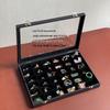 Luxury Buddhist Beads Jewelry Box with Lid: Dustproof Storage for Bracelets, Earrings, and Jade Accessories.