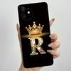 For Apple iPhone 11 Case iPhone11 Pro Luxury Crown Letter Couple Cover Soft Liquid Phone Case For iPhone 11 Pro Max Fundas Coque