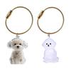 Pet Hair Collector Keepsakes Keychain Box For Dog Cats And Small Animals Furs Storage Container With Easy To Open Design
