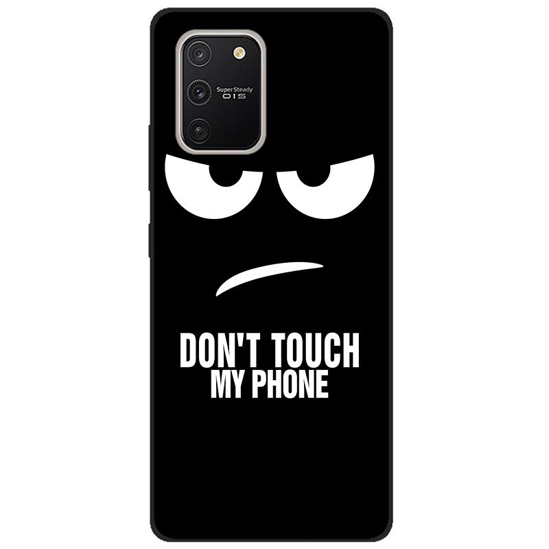 For Samsung Galaxy S10 Lite Case G770F Silicone Black Soft Back Cover for Samsung S10 Lite Case 2020 TPU S10Lite Cover S 10 Lite