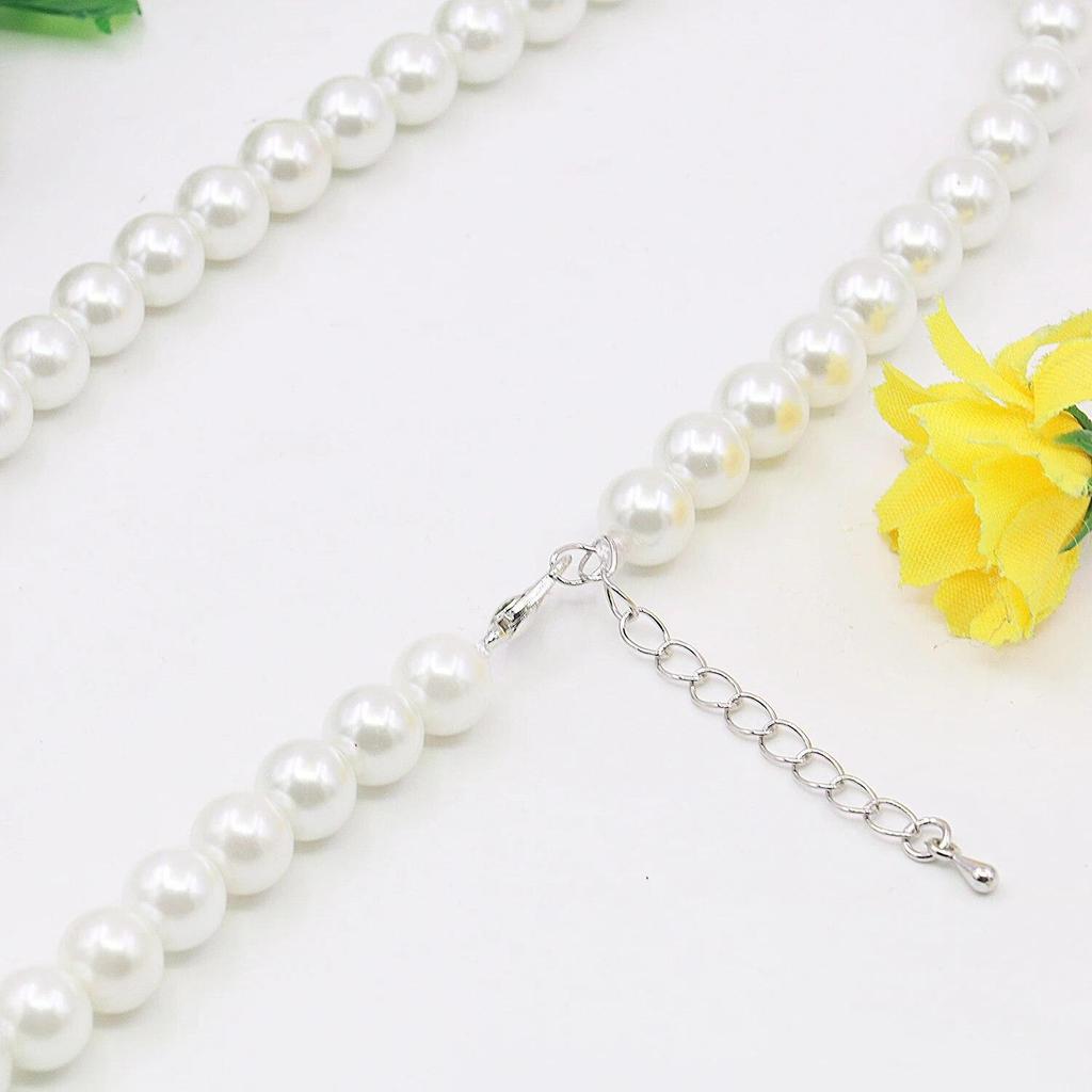 4 6 8 10 12 14mm Selling Pink White Shell Necklace AAA Round Beads,Easy Match for Party/banquet,18inch Women's Jewelry Making/design