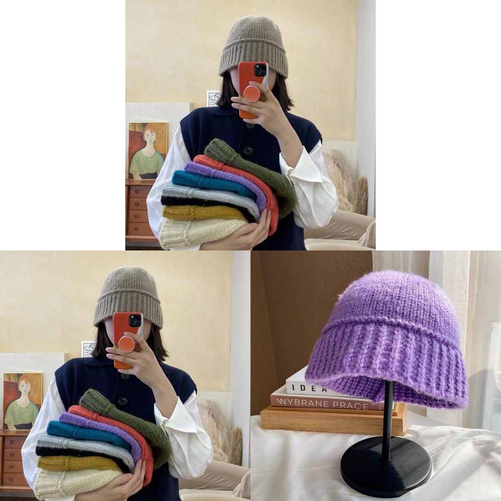 Classic Knit Beanie Hat For Women With Warmth And Windproof Protection For Fall Winter Casual Wear