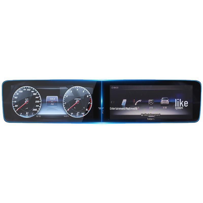 Tempered Glass Screen Protector for 25 Mercedes-Benz G-Class and V-Class Navigation and Console Models
