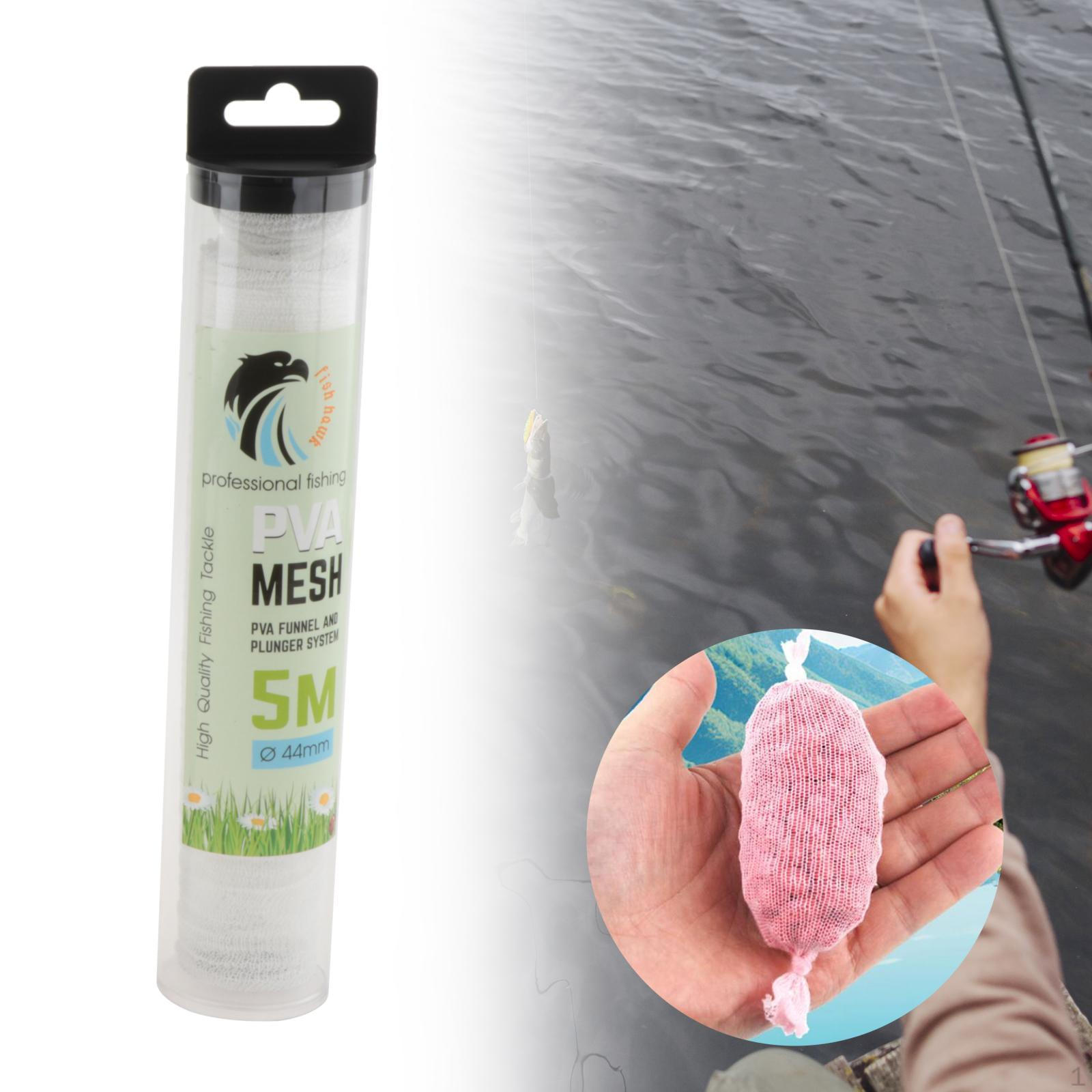 

5M PVA сетчатый мешок для карпа Универсальный запас для заправки 44mmx5m