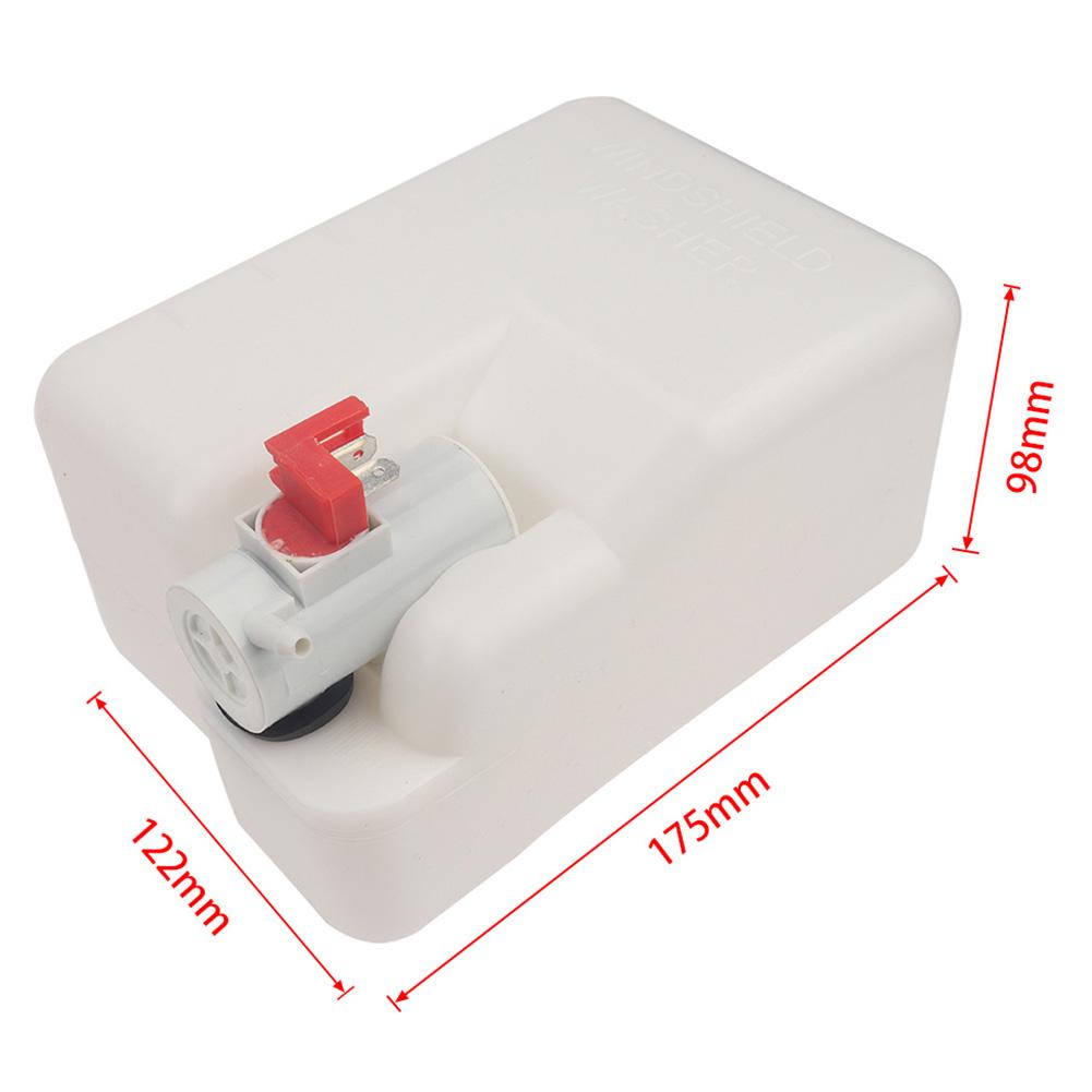 Universal Car Windshield Washer Bottle 12V Windscreen Washer Pump Fluid Tank 1.5L Reservoir Sprayer Wiper Systems Clean Tool Set