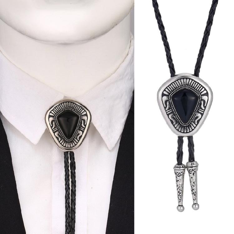 Bolo Tie Necktie Western Cowboy Necktie Necklace Male Costume for Sweater