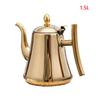 1.0L/1.5L/2.0L Thickened Stainless Steel Teapot Hotel Restaurant Household Induction Cooking Flower Tea Pot