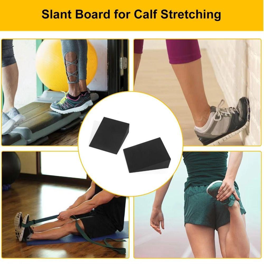 Trikonasana Calf Stretching Board Adjustable Slant Boards Yoga Wedge Blocks  Home Training