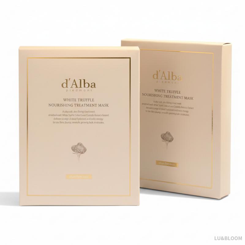 d'Alba White Truffle Nourishing Treatment Mask 5 Sheets / 10 Sheets (+Free gift)