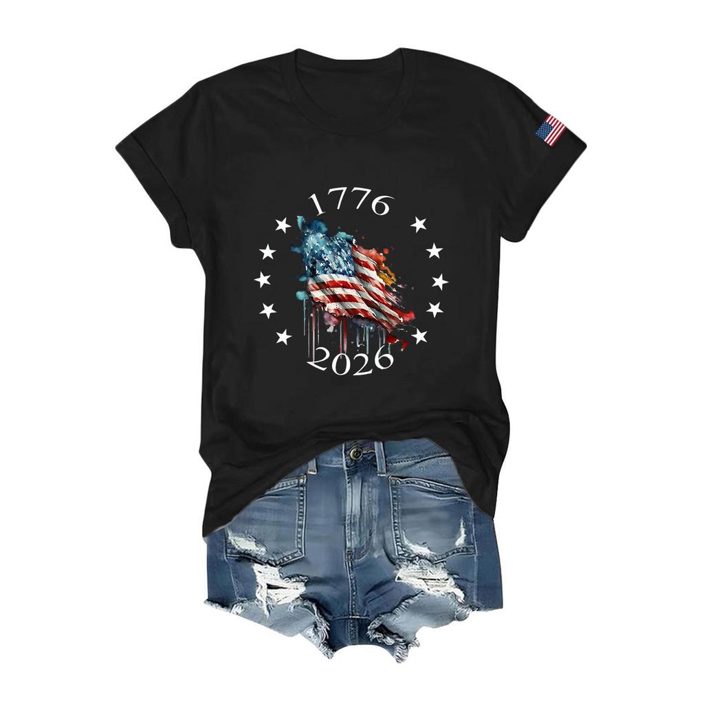 Damskie Koszulki Koszulki z Krótkim Rękawem Swetry Topy Bluzki Letnie Wiosenne