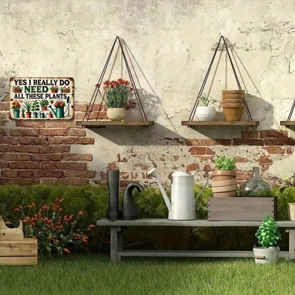 Iron Wall Art Apple Farmhouse Decorative Basket Rustic Home Storage