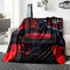 1pc Superman black Flannel Blanket Soft Warm Throw for Home, Office, Travel, All-Season Cozy Bedding Gift L1389