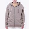 Kulte 061 Mountain Pocket Zip-Up Hoodie Beige